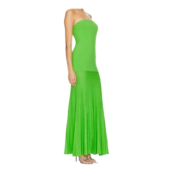 Line & Dot Dresses & Skirts - Line & Dot Arlo Tube Dress in Electric Green  New With Tags Sz Large